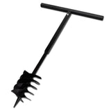 ZNTS Ground Drill with Handle 180 mm with Extension Tube 13 m Steel 270533