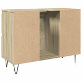 Bathroom Cabinet Sonoma Oak 80x33x60 cm Engineered Wood 849683