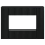 Console Table Striped Black 101 x 29 x 74 cm Engineered Wood 899878