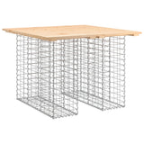 Garden Table Gabion Design 100x102x72 cm Solid Wood Pine 834371