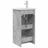 Bathroom Vanity with Sink Concrete Grey 42 x 40 x 84.5 cm 890771