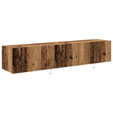 TV Wall Cabinet 2 pcs Old Wood 80 x 35 x 31 cm Engineered Wood 863105