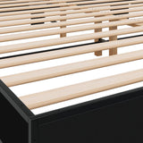 Bed Frame without Mattress Black 180x200 cm Super King 3280222
