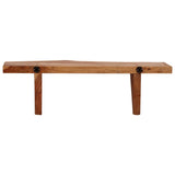 Wall Shelf Set of 2 Natural wood Solid acacia wood Medium 247927