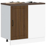 Kitchen Base Cabinet Lucca Brown Oak Engineered Wood 854315