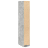 Wardrobe Concrete Grey 30x50x200 cm Engineered Wood 3307687