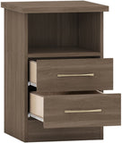 ZNTS Nevada 2 Drawer Bedside 100-103-066