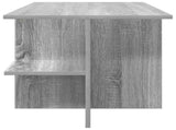 Coffee Table Grey Sonoma 87 x 50 x 45 cm Engineered Wood 8001060