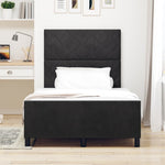 ZNTS Black Velvet Bed Frame 120x200 cm 3345001