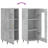 Sideboard Concrete Grey 34.5x34x90 cm Engineered Wood 828776