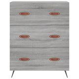 Chest of Drawers Grey Sonoma 69.5x34x90 cm Engineered Wood 827826