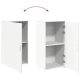 Storage Cabinet White 50x45x103.5 cm Engineered Wood 859042