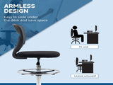 Drafting Chair, Swivel Office Draughtsman Chair, Mesh Standing Desk Chair with Adjustable Foot Ring, T3398P344664