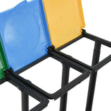 Bin Bag Stands with Lid 240-330 L Multicolour PP 340989
