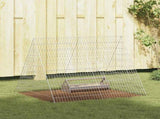 Chicken Cage Silver 110 x 100 x 85 cm Galvanised Steel 3394436