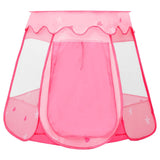 Children Play Tent with 250 Balls Pink 102x102x82 cm 3107724