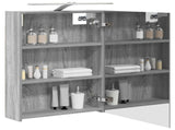 Bathroom Mirror Cabinet Grey Sonoma 50 x 14.5 x 70 cm 889052