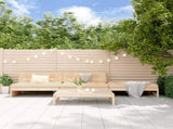 4 Piece Garden Lounge Set Solid Wood Pine 3186627