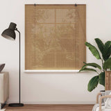 Roller Blind Brown 150 x 160 cm Bamboo 42006860