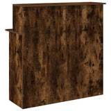 Reception Desk Smoked Oak 100x50x103.5 cm Engineered Wood 859028