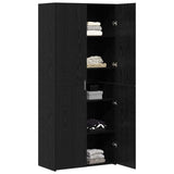 Highboard Black Oak 80 x 42 x 185 cm 3365596