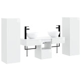 Bathroom Furniture Set 5 pcs High Gloss White 3405967
