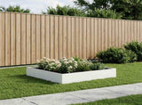 Garden Planter White 100 x 100 x 20 cm Cold-rolled Steel 8005024