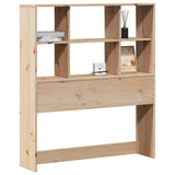 Headboard with Storage 90 cm Solid Wood Pine 855672