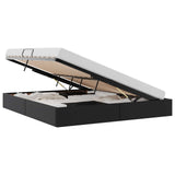 Storage Bed with Headboard Black 180 x 200 cm Faux leather 3369967