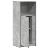 Sideboard with LED Concrete Grey 42.5x34x100 cm Engineered Wood 852155