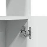 Highboard White 92x33x100 cm Engineered Wood 855124
