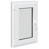 Basement Window RISOR 50 x 75 cm PVC and Glass Anthracite 42047270