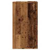 Corner Chest of Drawers Old Wood 40x41x76 cm Engineered Wood 852868