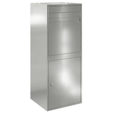 Parcel Drop Box Silver 47.5 x 38 x 59 cm Galvanised Steel 874938