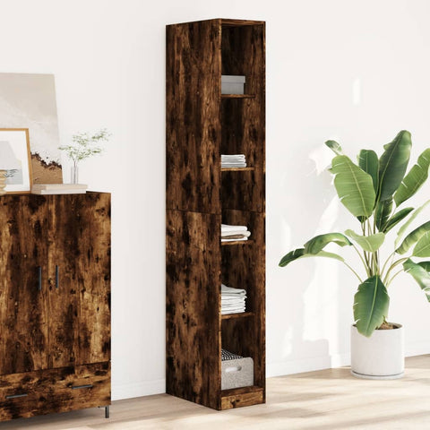 Wardrobe Smoked Oak 30x50x200 cm Engineered Wood 3307706