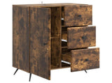 Sideboard Smoked Oak 66 x 34.5 x 90 cm Engineered Wood 895550