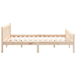 Bed Frame without Mattress Solid Wood Small Double 810649