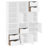Side Cabinets 6 pcs "ODDA" White 40x24x79 cm Solid Wood Pine 3365355