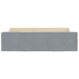 Bed Storage Drawers 2 pcs Light Grey Engineered Wood and Fabric 833926