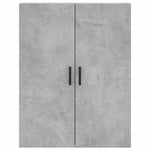 Highboard Concrete Grey 69.5x34x180 cm Engineered Wood 3195791
