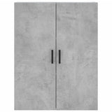 Highboard Concrete Grey 69.5x34x180 cm Engineered Wood 3195791