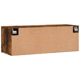 Wall Cabinet Smoked Oak 100x36.5x35 cm Engineered Wood 830121
