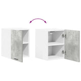 Hanging Cabinet 2 pcs Concrete Grey and White 30 x 31 x 40 cm 884121