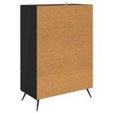 Sideboard with Drawer Black 66 x 34.5 x 95 cm Engineered Wood 895586