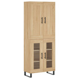 Highboard Sonoma Oak 69.5x34x180 cm Engineered Wood 3199644