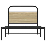 Bed Frame Without Mattress 90x200 cm Sonoma Oak Engineered Wood 4100251