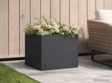 Garden Planter Black 45 x 45 x 45 cm Cold-rolled Steel 8004966