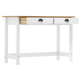 Console Table Hill with 2 Drawers 110x45x74 cm Solid Pine Wood 288994