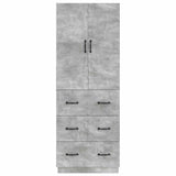 Cabinet Set 2 pcs Concrete Grey 66 x 34.5 x 87 cm 3416802