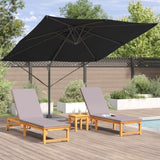 Roma Parasol Black 286 x 284 x 265 cm Aluminium and Polyester 42003339